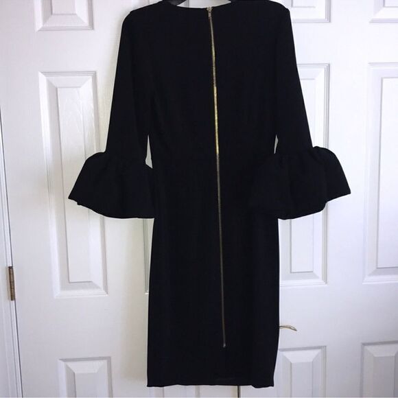 Issue New York black bell/puff sleeve dress B22‎ - Picture 3 of 7